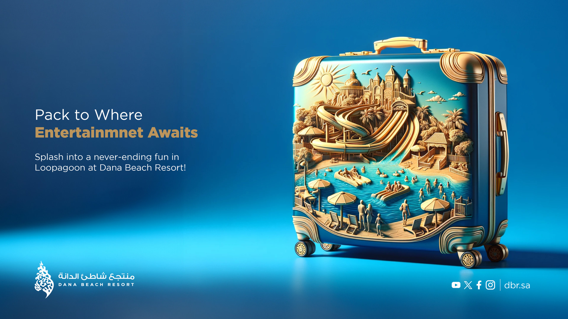 Resort experience storytelling artwork